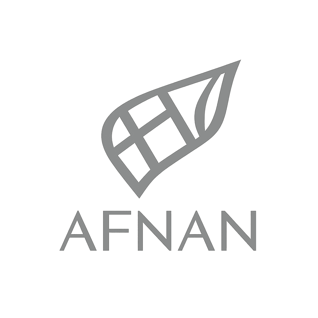 Logo de Afnan - Marca de fragancias de lujo